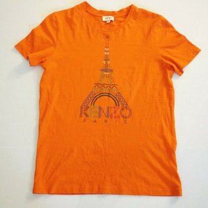 KENZO Auth Eiffel Tower Paris France T-Shirt/Tee
